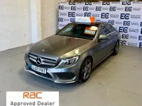 Used Mercedes C220 AMG Line Premium 170 HP (125 kW) 2017 Grey Sedan
