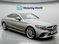 Used Mercedes C300 AMG line 245 HP (180 kW) 2019 Silver Coupe