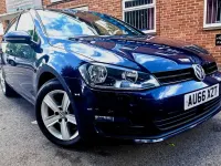 Used VW Golf VII Edition 110 HP (80 kW) 2016 Blue Hatchback