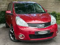 Used Nissan Note N-TEC 90 HP (66 kW) 2013 Red Hatchback