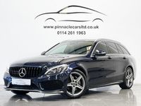 Used Mercedes C220 AMG line 2018 Blue Estate