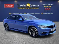 Used BMW 420 Coupé M Sport 190 HP (139 kW) 2016 Blue Coupe