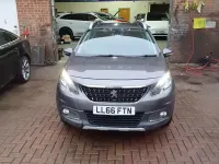 Käytetty Peugeot 2008 Allure 110 HP (80 kW) 2017 Harmaa Katumaasturi