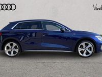 Used Audi A3 S-Line 147 HP (108 kW) 2021 Blue Sedan
