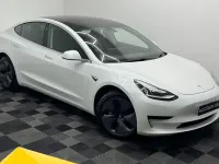 Used Tesla Model 3 Standard Range Plus 180 kW (245 HP) 2020 White Sedan