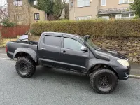 Usado Toyota HiLux 171 CV (125 kW) 2010 Negro Pickup/Camioneta