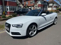 Used Audi A5 Cabriolet S-Line 2014 White Cabriolet