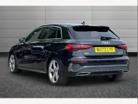 Used Audi A3 S-Line 110 HP (80 kW) 2022 Black Sedan