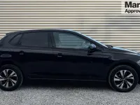 Begagnad VW Polo Match 95 HK (69 kW) 2021 Svart Halvkombi