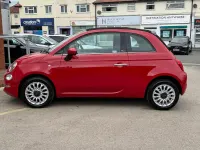 Begagnad Fiat 500 Lounge 69 HK (50 kW) 2017 Röd Cab