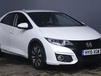 Used Honda Civic SE Plus 142 HP (104 kW) 2015 White Hatchback