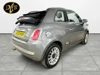 Used Fiat 500 Lounge 69 HP (50 kW) 2010 Grey Cabriolet