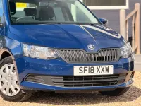 Used Skoda Fabia 60 HP (44 kW) 2018 Blue Hatchback
