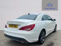 Used Mercedes CLA180 122 HP (89 kW) 2017 White Coupe