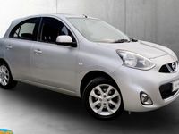 Begagnad Nissan Micra Acenta 80 HK (58 kW) 2015 Silver Halvkombi