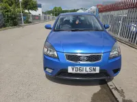 Used Kia Rio 109 HP (80 kW) 2011 Blue Hatchback