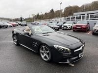 Used Mercedes SL400 AMG line 367 HP (269 kW) 2018 Black Cabriolet