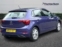 Begagnad VW Polo Style 95 HK (69 kW) 2022 Lila Halvkombi