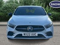 Used Mercedes A250 AMG line 224 HP (164 kW) 2022 White Hatchback