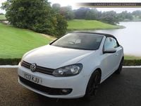Used VW Golf Cabriolet GT 140 HP (102 kW) 2013 White Cabriolet