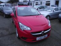 Used Vauxhall Corsa 74 HP (54 kW) 2017 Red Hatchback