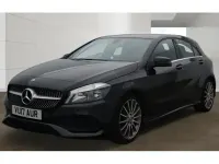 Used Mercedes A180 AMG line 109 HP (80 kW) 2017 Black Hatchback