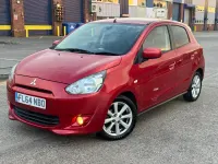 Used Mitsubishi Mirage 79 HP (58 kW) 2014 Red Hatchback