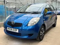 Used Toyota Yaris T3 85 HP (62 kW) 2006 Blue Hatchback