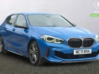 Used BMW M135 Impressive 306 HP (225 kW) 2021 Blue Hatchback