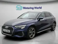 Used Audi A3 S-Line 148 HP (108 kW) 2022 Blue Sedan