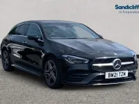 Used Mercedes CLA180 AMG Line Premium Plus 136 HP (100 kW) 2022 Black Coupe