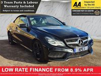 Used Mercedes E220 AMG 170 HP (125 kW) 2013 Black Cabriolet