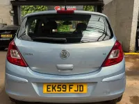 Used Vauxhall Corsa Design Edition 90 HP (66 kW) 2009 Blue Hatchback