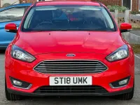 Used Ford Focus Titanium 125 HP (91 kW) 2018 Red Hatchback