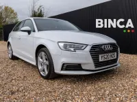 Begagnad Audi A3 Sportback e-tron Advanced 204 HK (150 kW) 2020 Vit Halvkombi