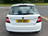 Used Skoda Fabia 60 HP (44 kW) 2015 White Hatchback