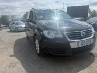 Used VW Touran S 105 HP (77 kW) 2009 Black MPV