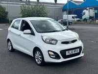 Used Kia Picanto 84 HP (61 kW) 2012 White Hatchback