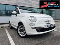 Used Fiat 500 Lounge 69 HP (50 kW) 2013 White Cabriolet