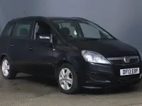 Used Vauxhall Zafira 115 HP (84 kW) 2013 Black MPV