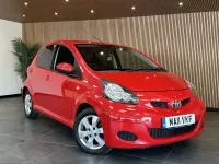 Used Toyota Aygo 68 HP (50 kW) 2011 Red Hatchback