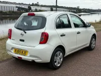 Used Nissan Micra Visia 80 HP (58 kW) 2015 White Hatchback