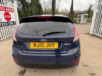 Used Ford Fiesta 95 HP (69 kW) 2015 Blue Van