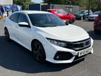 Used Honda Civic SR 126 HP (92 kW) 2019 White Hatchback