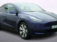 Used Tesla Model Y Long Range AWD 378 kW (514 HP) 2022 Blue SUV