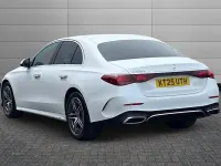 Used Mercedes E220 Advanced 197 HP (144 kW) 2025 Opalite white bright Sedan