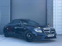 Used Mercedes E220 AMG Line Premium Plus 194 HP (142 kW) 2018 Black Coupe