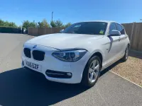 Used BMW 116 Sport Line 2015 White Hatchback