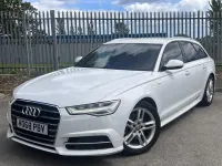 Used Audi A6 S-Line 272 HP (200 kW) 2018 White Estate
