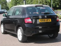 Used Skoda Fabia Colour Edition 94 HP (69 kW) 2018 Black magic pearlescent Hatchback